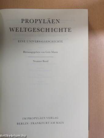 Propyläen weltgeschichte 9.