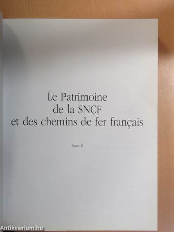 Le Patrimoine de la SNCF et des chemins de fer francais II. (töredék)