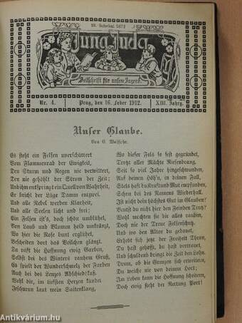 Jung Juda 1912. Jänner-Dezember (gótbetűs)