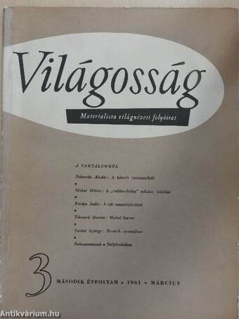 Világosság 1961. március