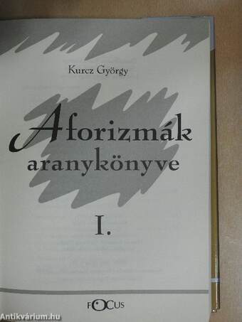 Aforizmák aranykönyve