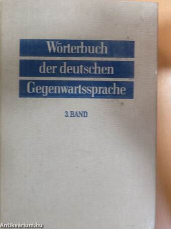 Wörterbuch der deutschen Gegenwartssprache 3.