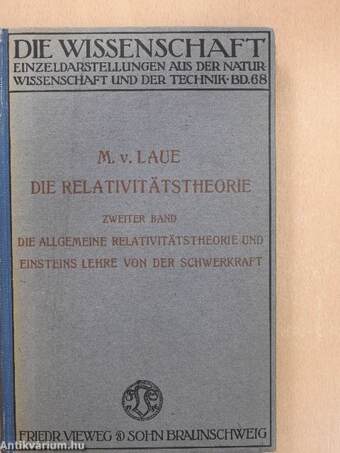 Die Relativitätstheorie II.