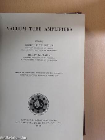 Vacuum tube amplifiers