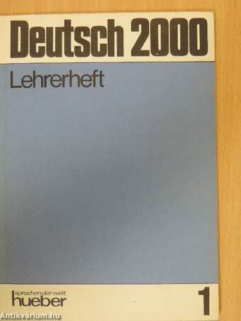 Deutsch 2000 1 - Lehrerheft