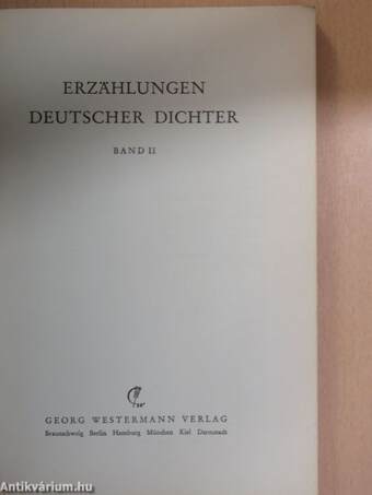 Erzählungen Deutscher Dichter 2