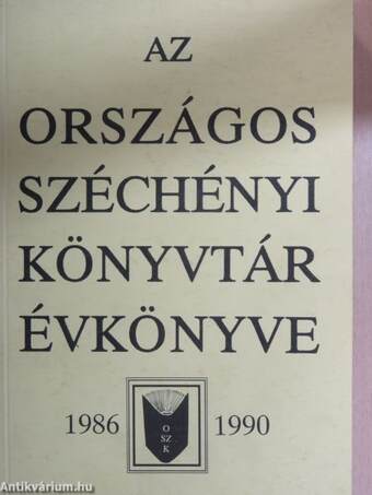 Az Országos Széchényi Könyvtár Évkönyve 1986-1990