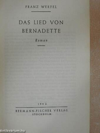 Das Lied von Bernadette