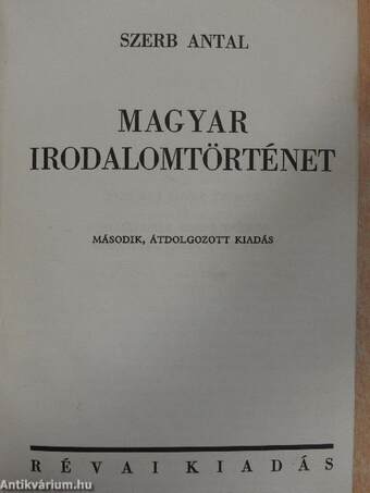 Magyar irodalomtörténet