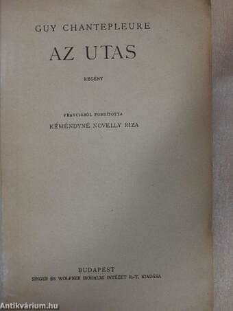 Az utas