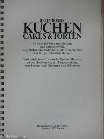 Betty Bossis Kuchen Cakes & Torten