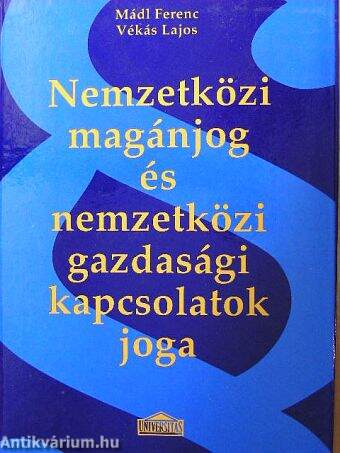 Nemzetközi magánjog és nemzetközi gazdasági kapcsolatok joga