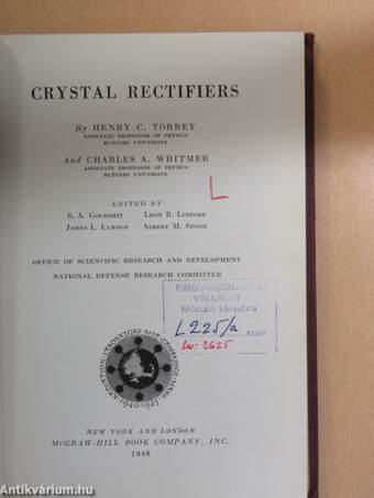 Crystal rectifiers