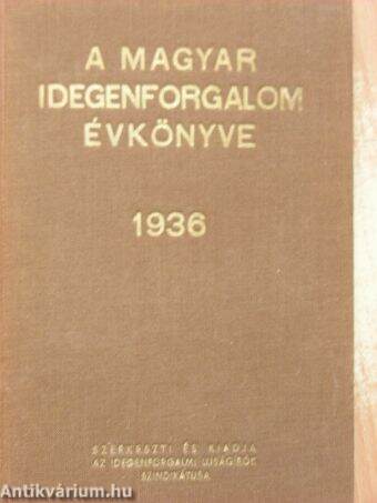 A magyar idegenforgalom évkönyve 1936.
