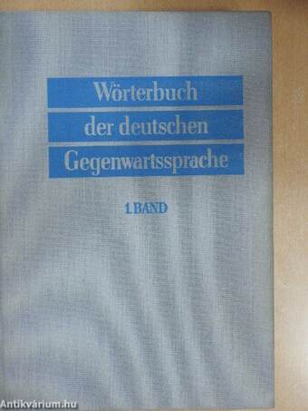 Wörterbuch der deutschen Gegenwartssprache 1-6.