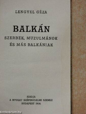 Balkán