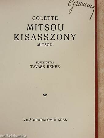 Mitsou kisasszony