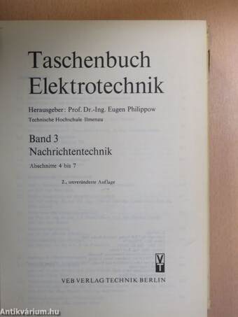 Taschenbuch Elektrotechnik 3.