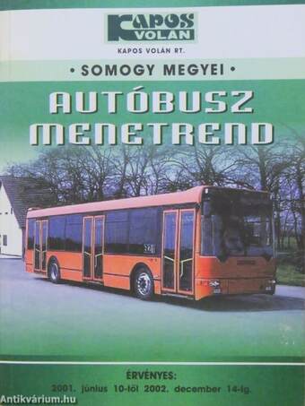 Somogy megyei autóbusz menetrend