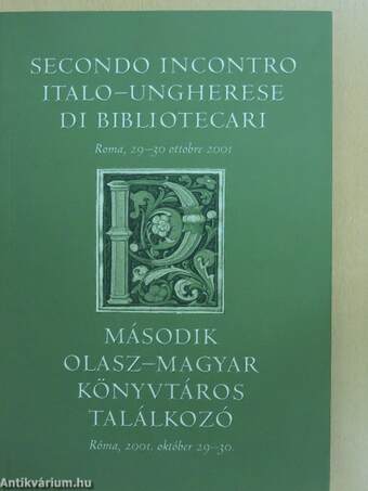 Második olasz-magyar könyvtáros találkozó