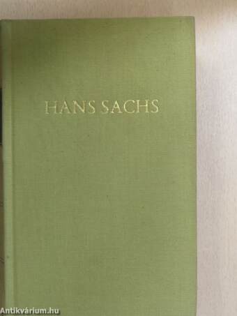 Hans Sachs Werke in zwei Bänden II. (töredék)