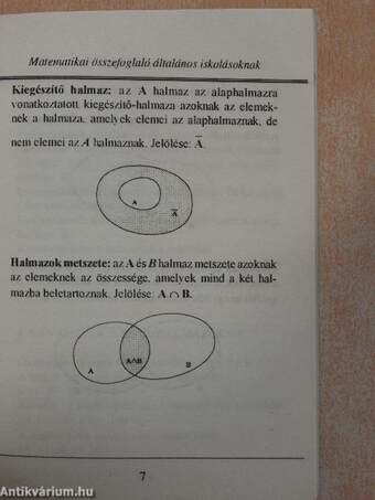 Matematikai összefoglaló általános iskolásoknak