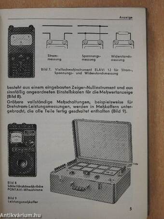 Elektrische und wärmetechnische Messungen