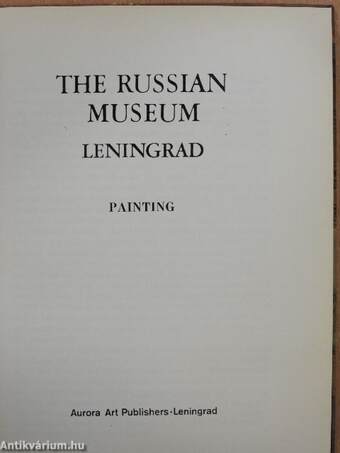 The Russian Museum, Leningrad