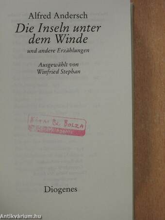 Die Inseln unter dem Winde