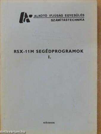 RSX-11M segédprogramok I-II.