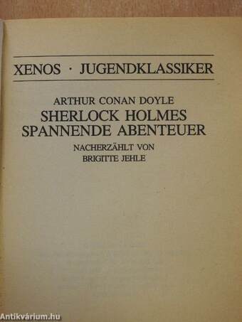 Sherlock Holmes Spannende Abenteuer