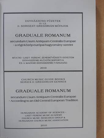 Graduale Romanum (dedikált példány)