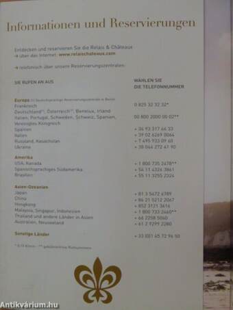 Relais & Chateaux 2010