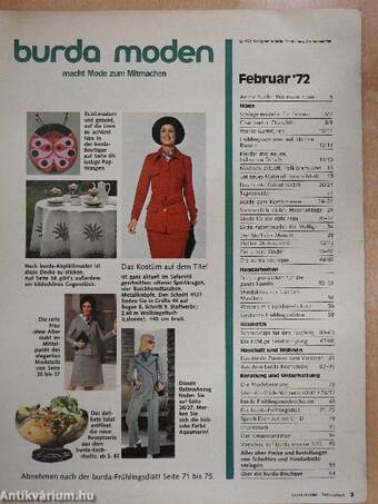 Burda Moden Februar 1972