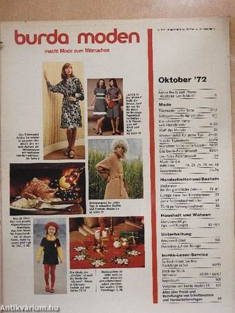 Burda Moden Oktober 1972