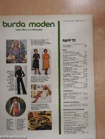 Burda Moden April 1972