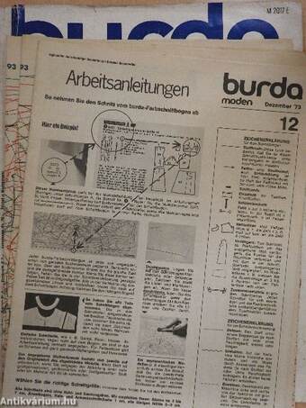 Burda Moden Dezember 1973