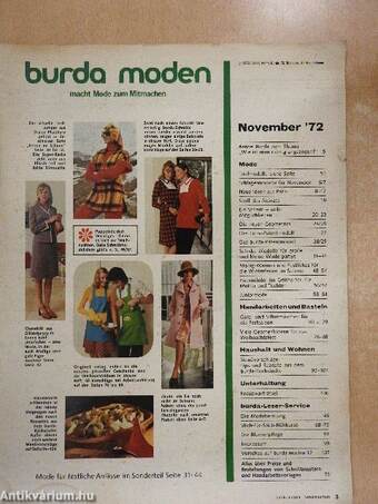 Burda Moden November 1972