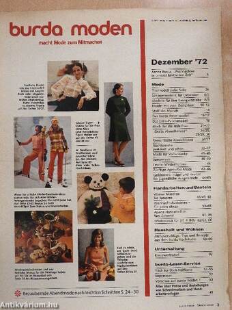 Burda Moden Dezember 1972