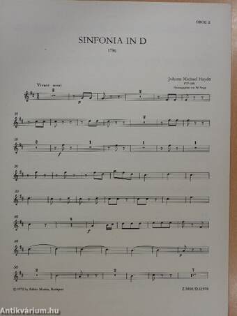 Sinfonia in D 1786