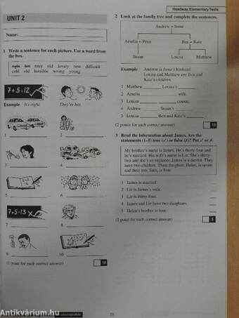 Headstart and Headway Elementary Tests