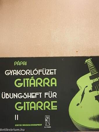 Gyakorlófüzet gitárra II.