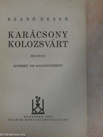 Karácsony Kolozsvárt