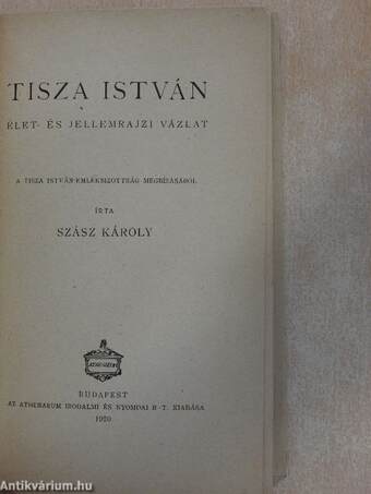 Tisza István