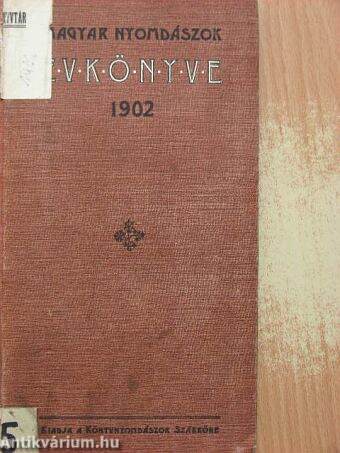 Magyar nyomdászok évkönyve 1902