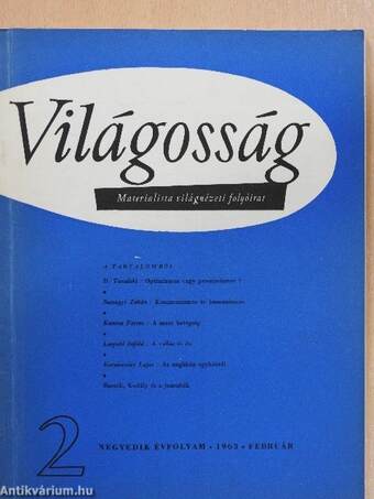 Világosság 1963. február