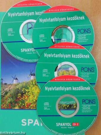 Pons Nyelvtanfolyam kezdőknek - spanyol - 4 CD-vel