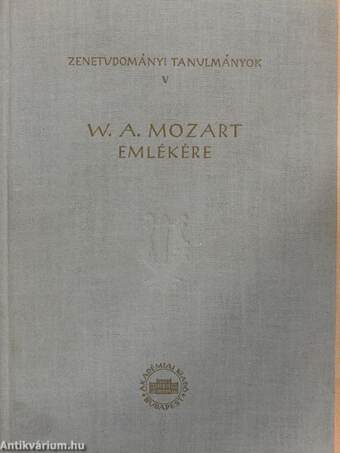 W. A. Mozart emlékére