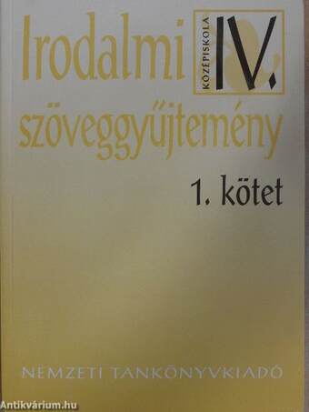 Irodalmi szöveggyűjtemény IV/1-2.