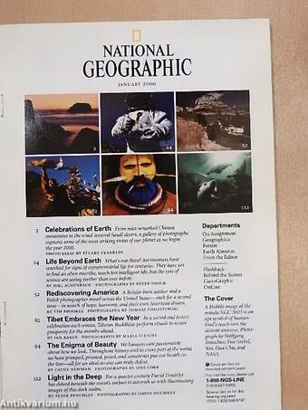 National Geographic January-December 2000.